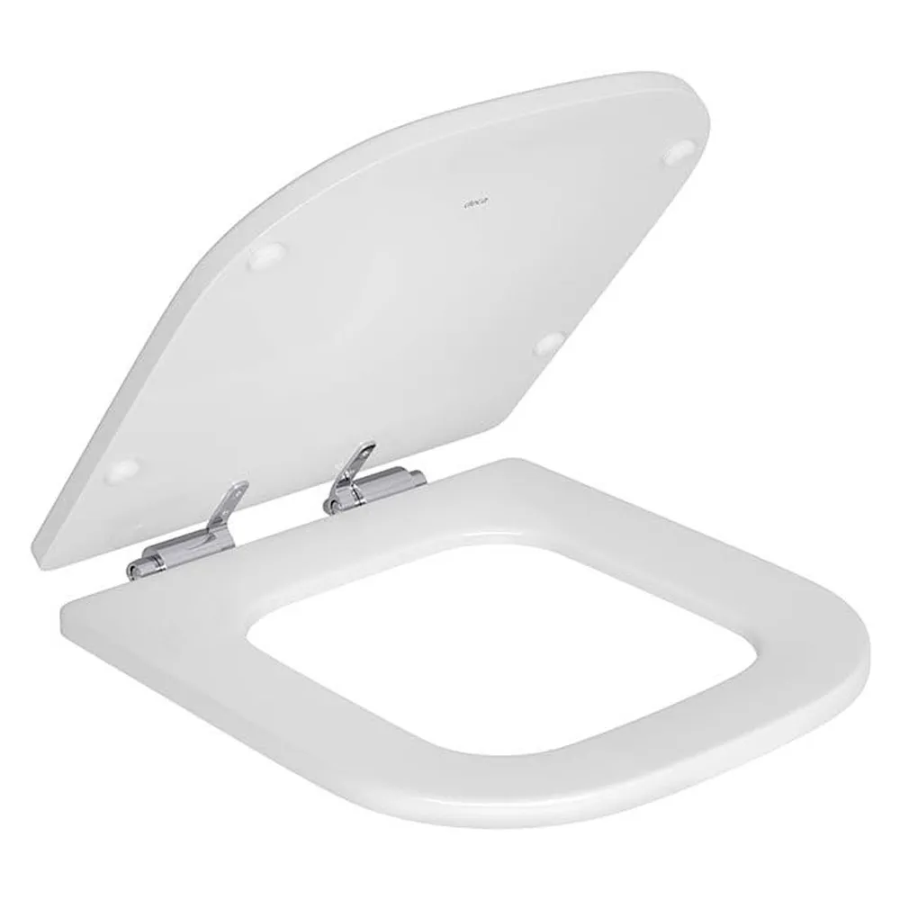 Assento De Poliéster Slow Close Com Microban Para Bacias Piano